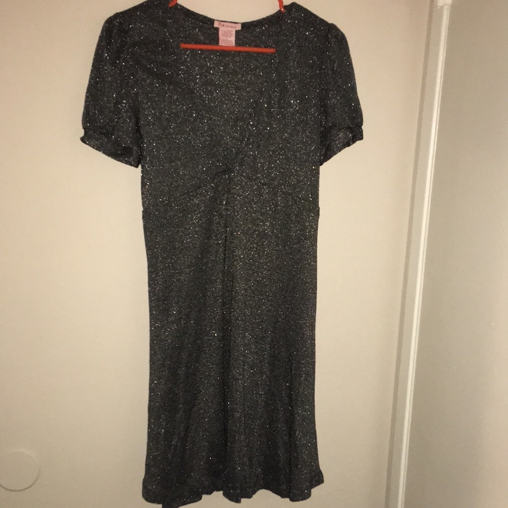 Sparkle Dress. Low chest line. Comfy summertime.